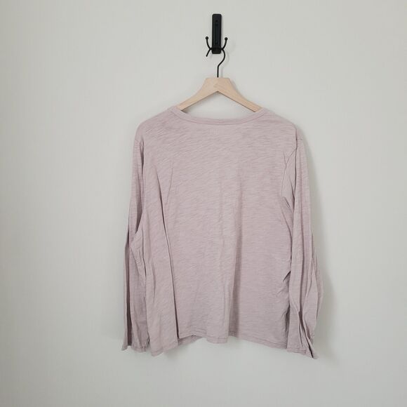 Old Navy Light Purple Pink Cotton Long Sleeve Size XXL - Picture 2 of 4